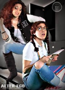 Nerd vs Popular School Girl Alter-Ego