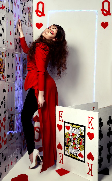Todd Youngblood Queen of Hearts photoshoot